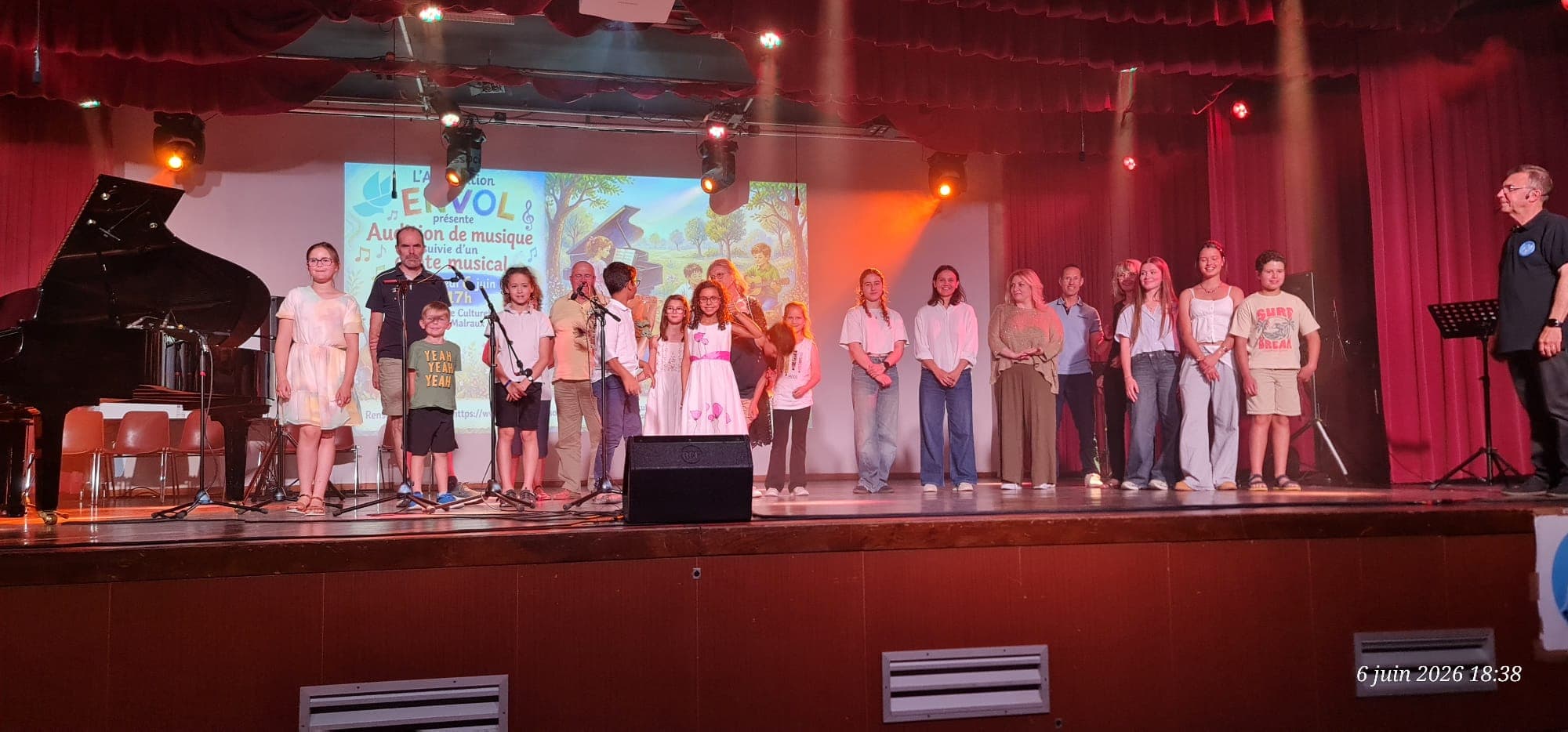 Une belle soirée musicale pour l’Audition 2026 de l’association ENVOL